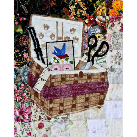 “Rachel’s Sewing Room” Block #1: Nana’s Sewing Basket