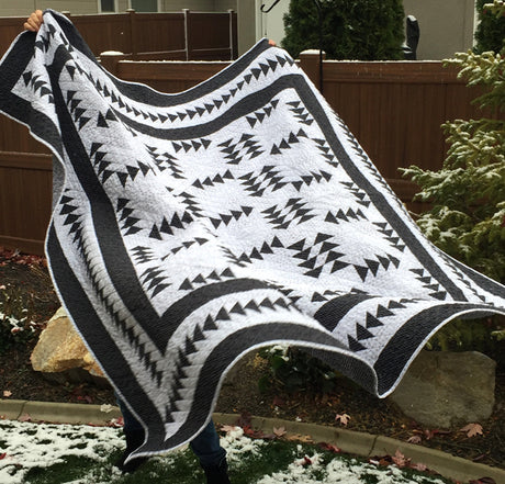 Snow Geese Quilt Pattern by Nancy Messuri Designs
