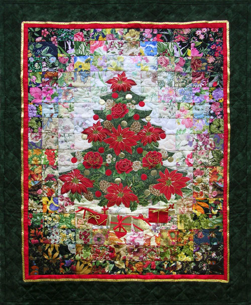 “Oh! Christmas Tree” Watercolor Quilt Kit