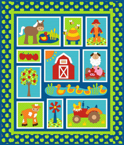 On The Farm Downloadable Pattern by Kids Quilts