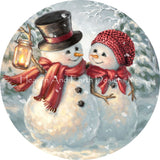 Christmas Ornament Snow Much in Love Cross Stitch By Dona Gelsinger