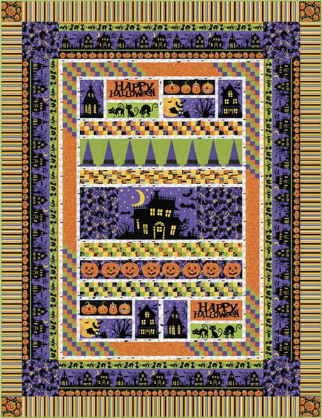 Happy Halloween Quilt Pattern – Quilting Books Patterns and Notions