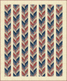 Stars & Stripes Chevrons Quilt Pattern