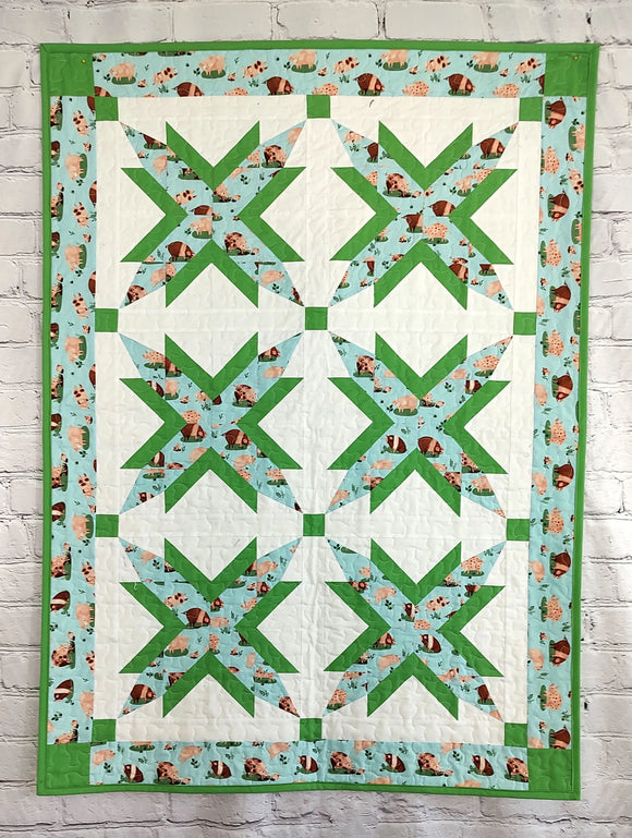 Crown Roast Quilt Pattern by Beaquilter