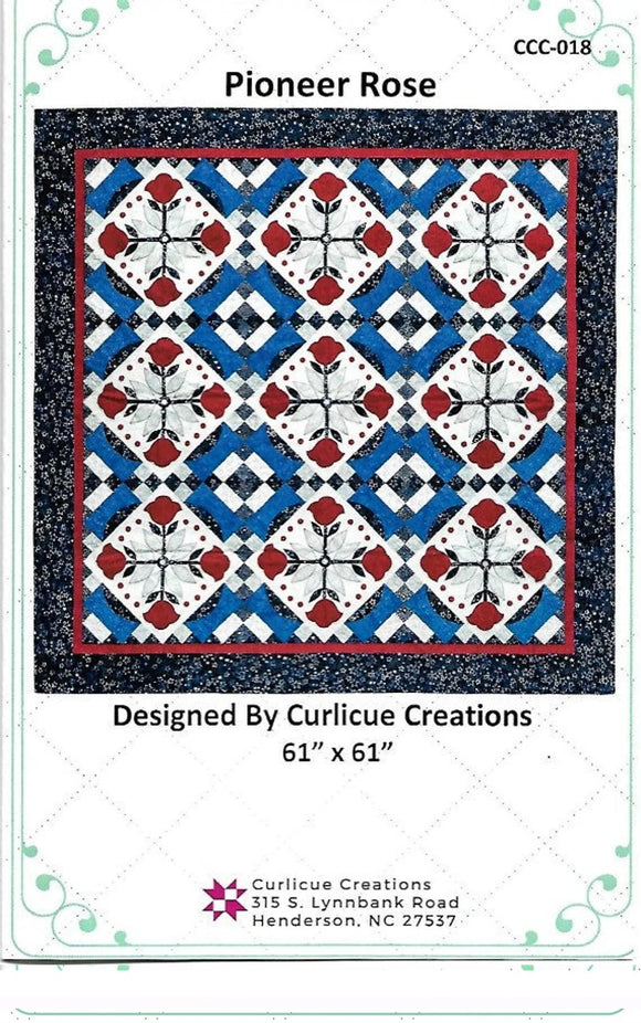 Pioneer Rose Downloadable Pattern by Curlicue Creations