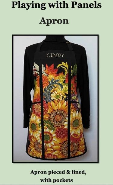 Playing With Panels Apron Pattern – Quilting Books Patterns and Notions