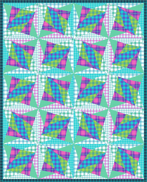Hang Gliders Quilt Pattern by Purrfect Spots