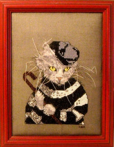 The Cat Burglar Cross Stitch Pattern