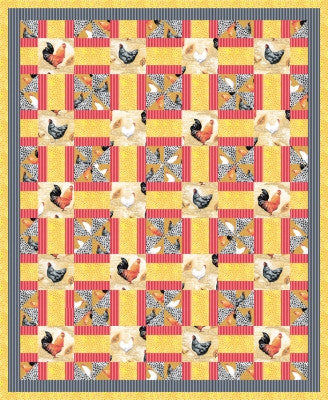 Poultry Party Quilt Pattern