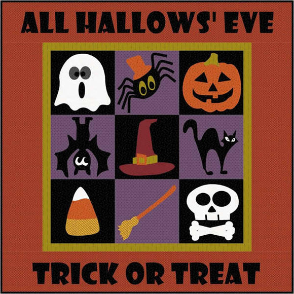 All Hallows' Eve Wall Hanging Pattern by Quilt and Needle