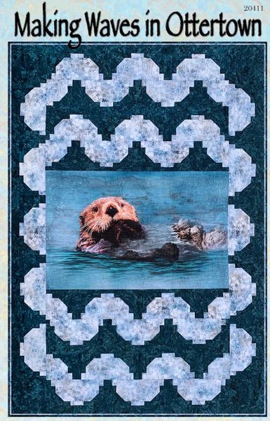 Making Waves in Ottertown Quilt Pattern