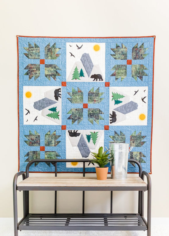 Scenic Bear Paw Downloadable Pattern by Stringtown Lane Quilts