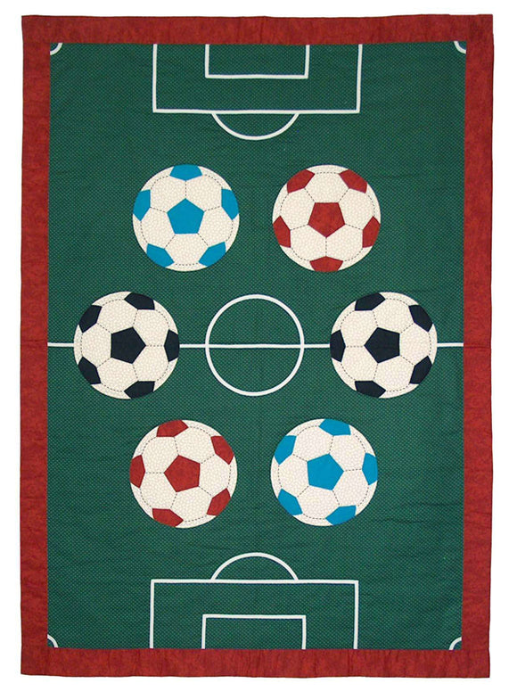 Soccer Quilt Pattern by Spring Creek NeedleArt