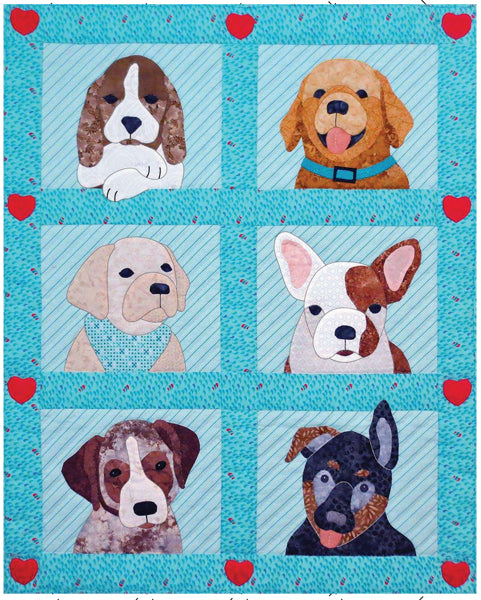 Puppy Love Quilt Pattern – Quilting Books Patterns and Notions