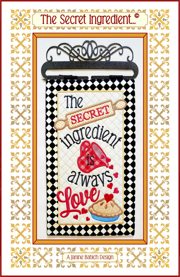 The Secret Ingredient Table Top Display Downloadable Pattern by Janine Babich