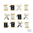 Sew Cute Spools and Scissors Buttons