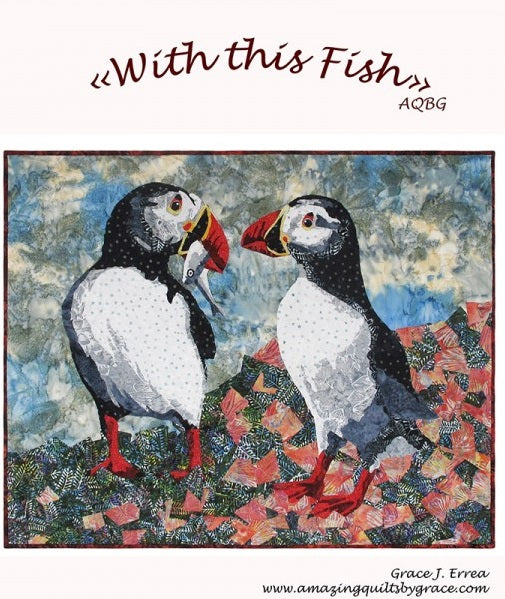With This Fish Downloadable Pattern by Amazing Quilts By Grace