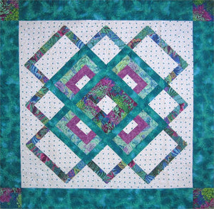 Blue Waters Quilt Pattern by Quilting Discoveries Susan Mayer