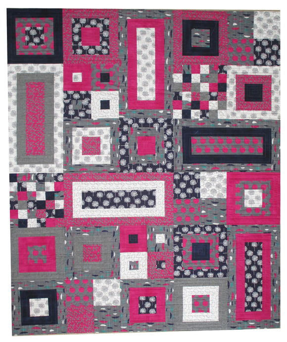 Moving Blocks Quilt Pattern by Susan Mayer