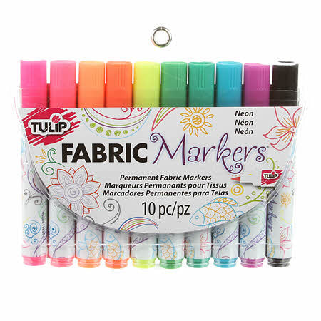 Tulip 6 pk Primary Fabric Markers