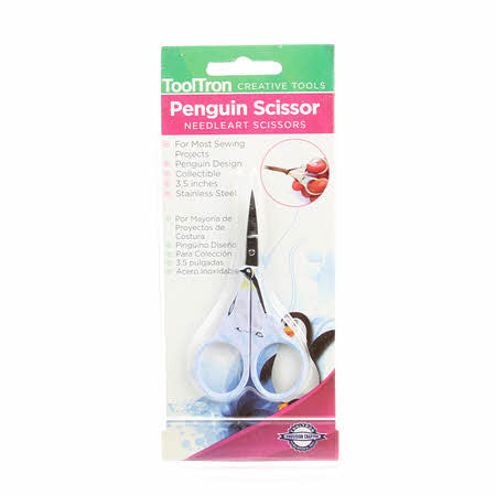 Penguin Embroidery Scissor 3-1/2in