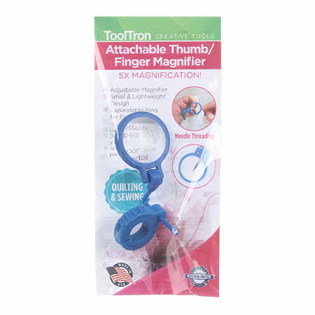 Attachable Thumb and Finger Magnifier