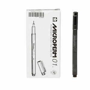 Pigma Microperm Pen  .25mm Size 01 - BLACK