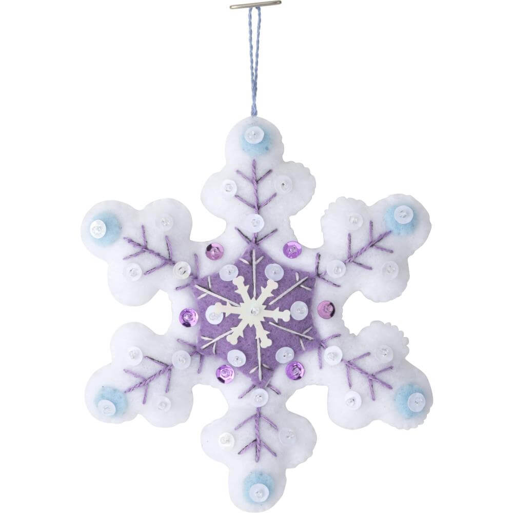 Bucilla Felt Ornaments Applique Kit - Winter Wonderland
