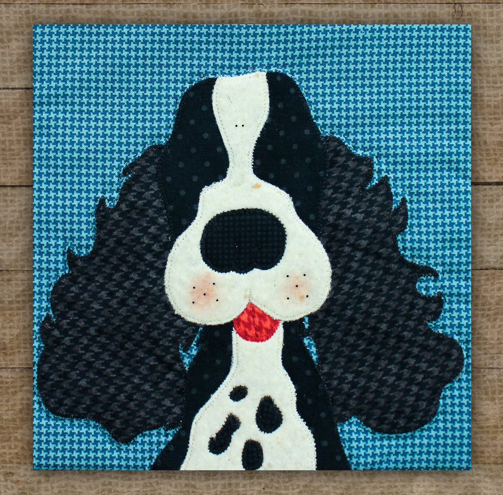Springer Spaniel Pattern Springer Spaniel Precut Fused Applique Pack QBPN Pattern – Quilting ...