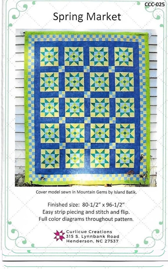 Spring Market Downloadable Pattern by Curlicue Creations