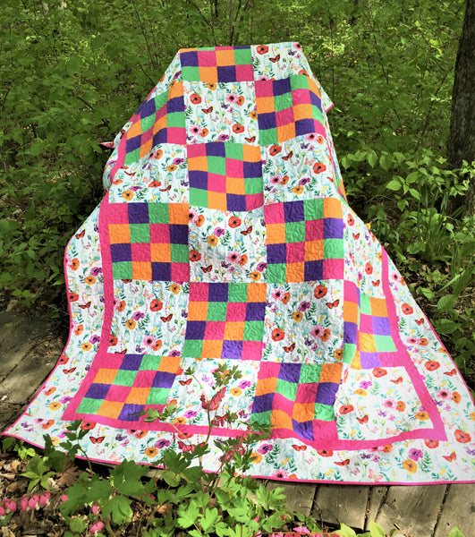 Pretty in Print Quilt Pattern by Sew Stem