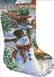 Stocking Christmas Tree Farm Cross Stitch By Dona Gelsinger