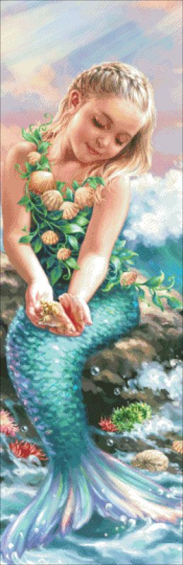 Storykeep Princess Of The Sea Cross Stitch By Dona Gelsinger