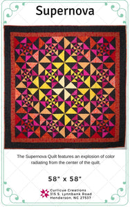 Supernova Downloadable Pattern by Curlicue Creations