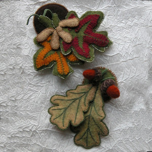 Maple & Oak Leaf Pins