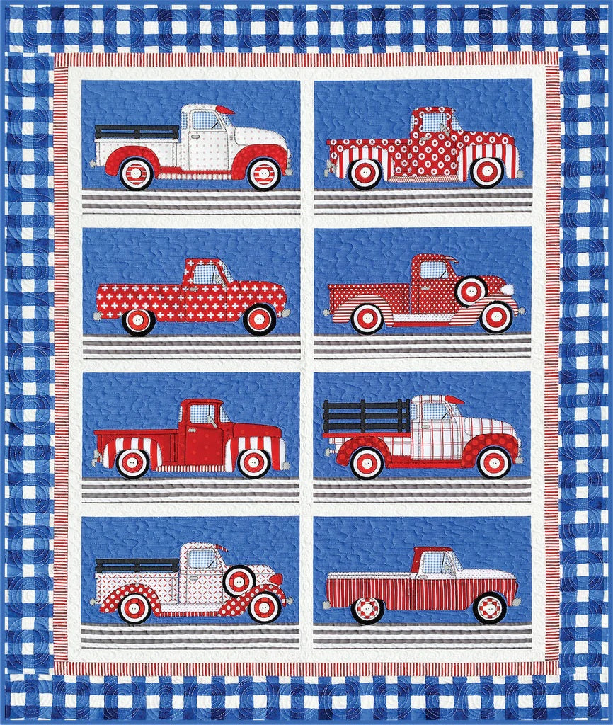 Trucks Quilt Downloadable Pattern by Amy Bradley Designs