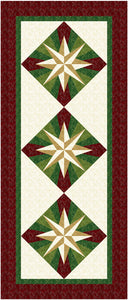Shining Star Runner Pattern by Tourmaline & Thyme Quilts