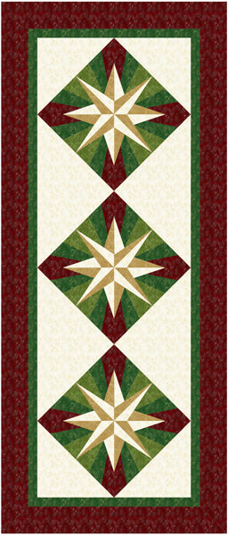 Shining Star Runner Pattern by Tourmaline & Thyme Quilts