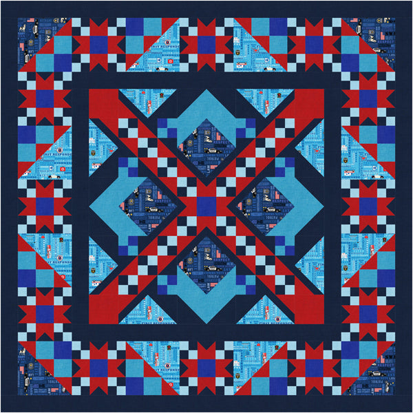 Town Heroes Quilt Pattern by Tourmaline & Thyme Quilts