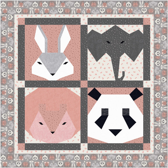 Fuzzy Friends Quilt Pattern by Tourmaline & Thyme Quilts