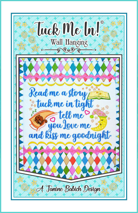Tuck Me In! Wall Hanging Downloadable Pattern by Janine Babich