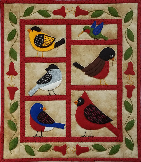Backyard Birds Downloadable Pattern by Rachels of Greenfield