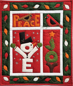 Love Joy Peace Downloadable Pattern by Rachels of Greenfield