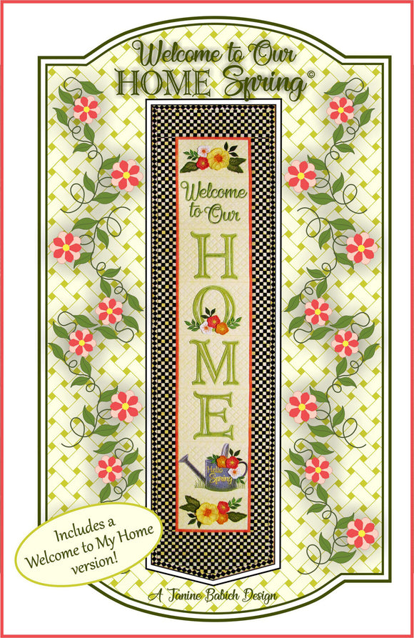 Welcome to our Home: Spring Downloadable Pattern by Janine Babich