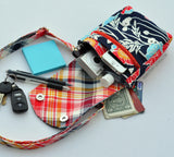 Zip and Clip Bag Pattern by Around the Bobbin