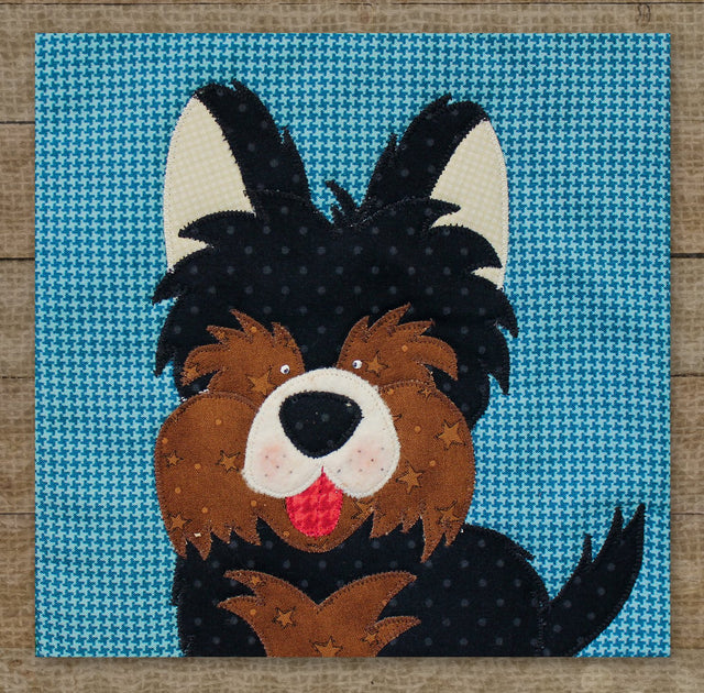 Yorkshire Terrier Precut Fused Applique Pack QBPN Pattern – Quilting ...